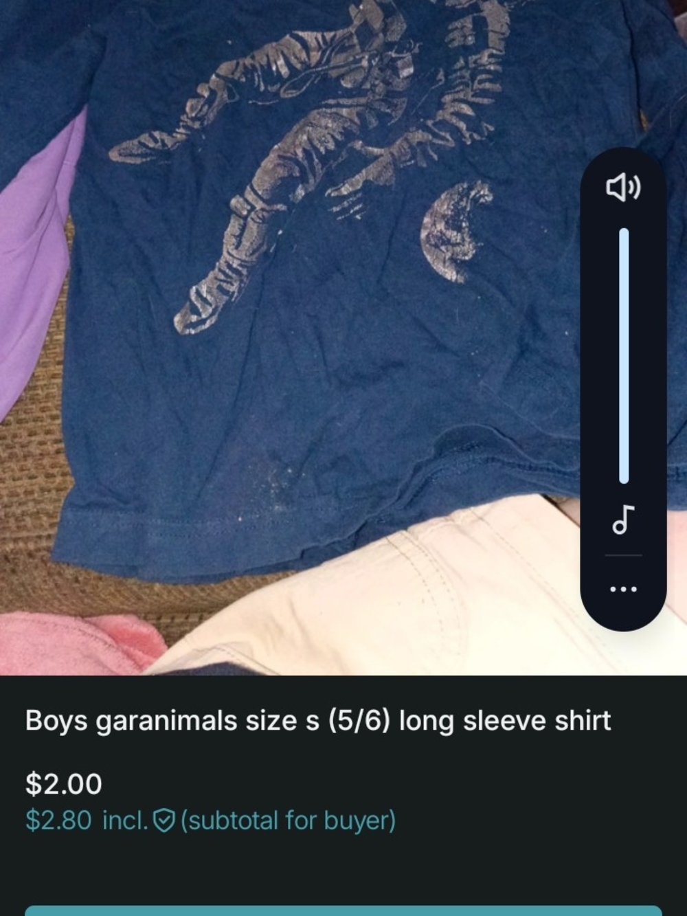Boys Garanimals Navy Long Sleeve Space Tee with Astronaut Graphic